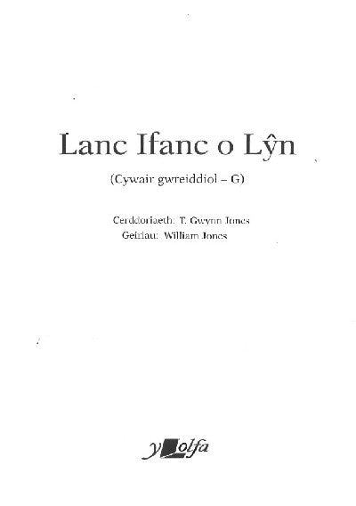 Clawr llyfr / Book cover: Lanc Ifanc o Lŷn (Cywair Gwreiddiol - G)