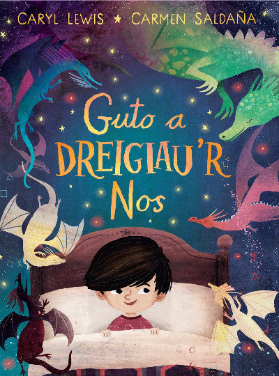 Clawr llyfr / Book cover: Guto a Dreigiau'r Nos