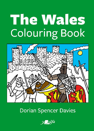 Clawr llyfr / Book cover: The Wales Colouring Book
