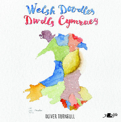 Clawr llyfr / Book cover: Welsh Doodles – Dwdls Cymraeg