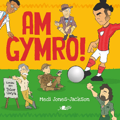 Clawr llyfr / Book cover: Am Gymro!