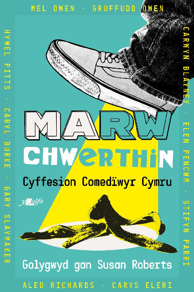 Clawr llyfr / Book cover: Marw Chwerthin