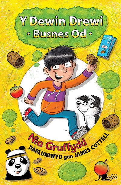 Clawr llyfr / Book cover: Y Dewin Drewi - Busnes Od
