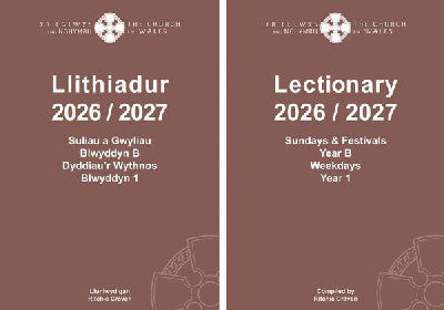 Clawr llyfr / Book cover: Llithiadur yr Eglwys yng Nghymru - The Church in Wales Lectionary 2026 - 2027