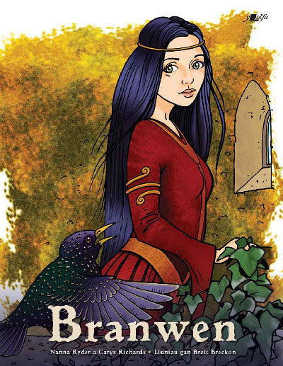 Clawr llyfr / Book cover: Branwen