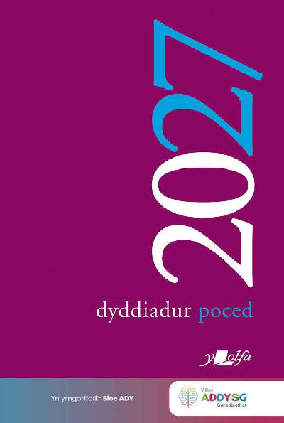 Clawr llyfr / Book cover: Dyddiadur Poced Y Lolfa 2027 Pocket Diary