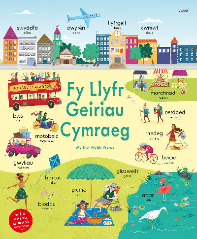 Clawr llyfr / Book cover: Fy Llyfr Geiriau Cymraeg / My First Welsh Words