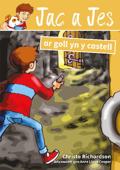 Clawr llyfr / Book cover: Cyfres Jac a Jes: Jac a Jes ar Goll yn y Castell