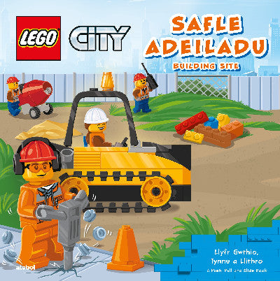 Clawr llyfr / Book cover: Lego City: Safle Adeiladu / Building Site