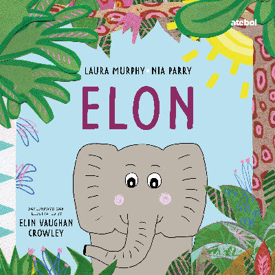 Clawr llyfr / Book cover: Elon