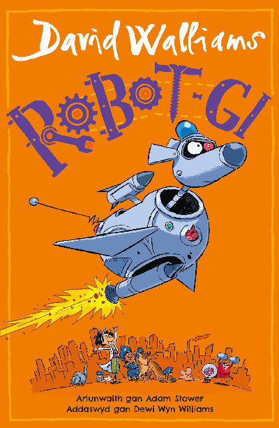Clawr llyfr / Book cover: Robot-Gi