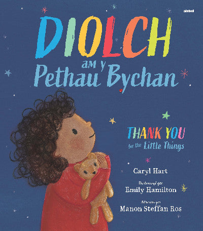 Clawr llyfr / Book cover: Diolch am y Pethau Bychan / Thank you for the Little Things