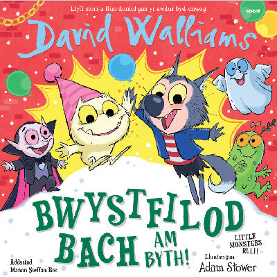 Clawr llyfr / Book cover: Bwystfilod Bach Am Byth! / Little Monsters Rule!