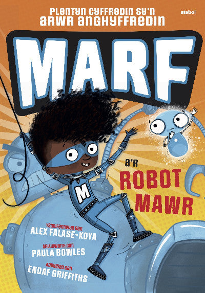 Clawr llyfr / Book cover: Marf a'r Robot Mawr