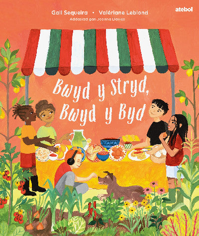 Clawr llyfr / Book cover: Bwyd y stryd, bwyd y byd