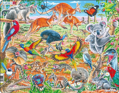 Gêm / Game: Jig-so Bywyd Gwyllt Awstralia / Australia's Wildlife Jigsaw