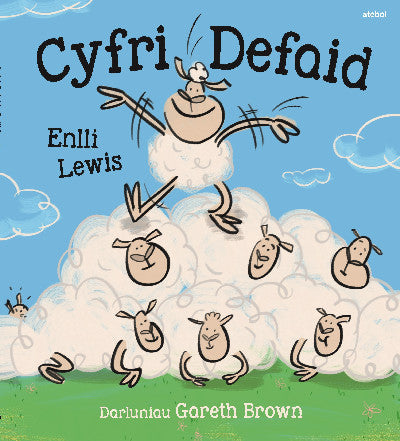 Clawr llyfr / Book cover: Cyfri Defaid