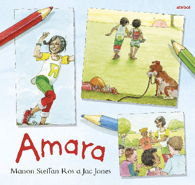 Clawr llyfr / Book cover: Amara