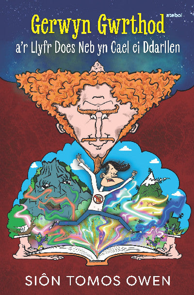 Clawr llyfr / Book cover: Gerwyn Gwrthod a'r Llyfr Does Neb yn Cael ei Ddarllen