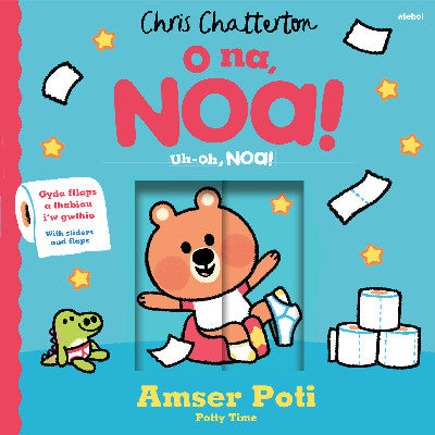 Clawr llyfr / Book cover: O Na, Noa: Amser Poti | Uh-oh, Noa! Potty Time