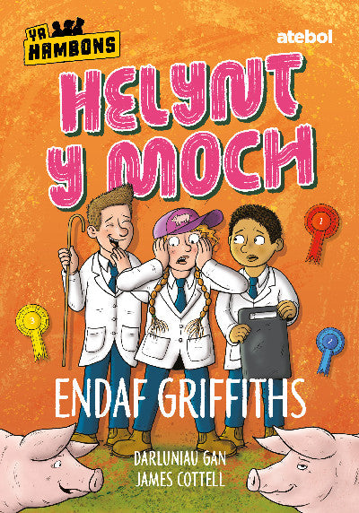 Clawr llyfr / Book cover: Cyfres yr Hambons: Helynt y Moch