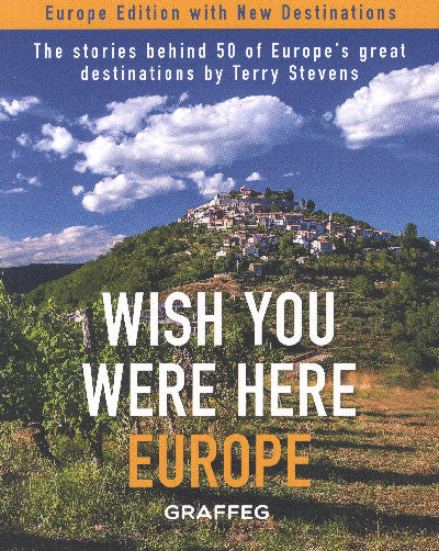 Clawr llyfr / Book cover: Wish You Were Here: Europe