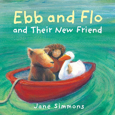 Clawr llyfr / Book cover: Ebb and Flo and Their New Friend