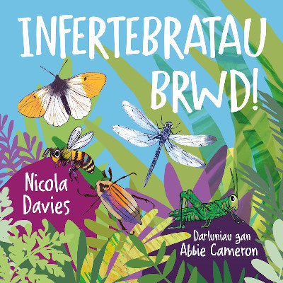 Clawr llyfr / Book cover: Infertebratau Brwd!