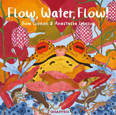 Clawr llyfr / Book cover: Flow, Water, Flow!