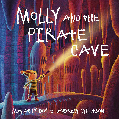 Clawr llyfr / Book cover: Molly and the Pirate Cave