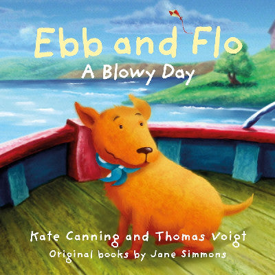 Clawr llyfr / Book cover: Ebb and Flo: A Blowy Day