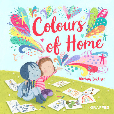 Clawr llyfr / Book cover: Colours of Home