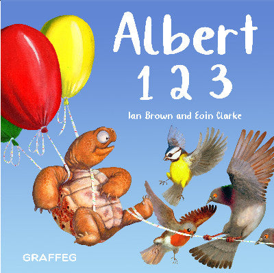 Clawr llyfr / Book cover: Albert 123