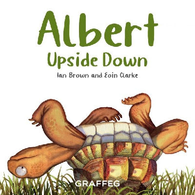 Clawr llyfr / Book cover: Albert Upside Down