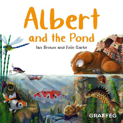 Clawr llyfr / Book cover: Albert and the Pond