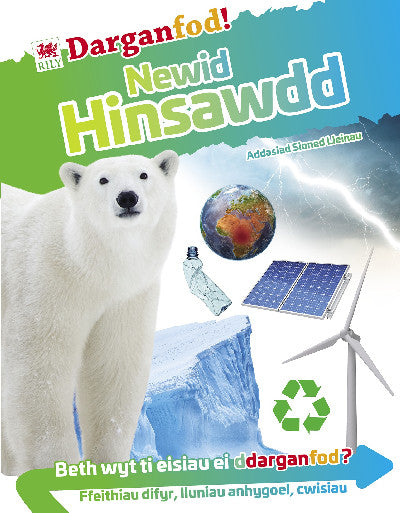 Clawr llyfr / Book cover: Darganfod! Newid Hinsawdd