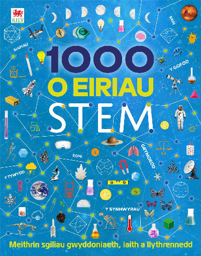 Clawr llyfr / Book cover: 1000 o Eiriau Stem