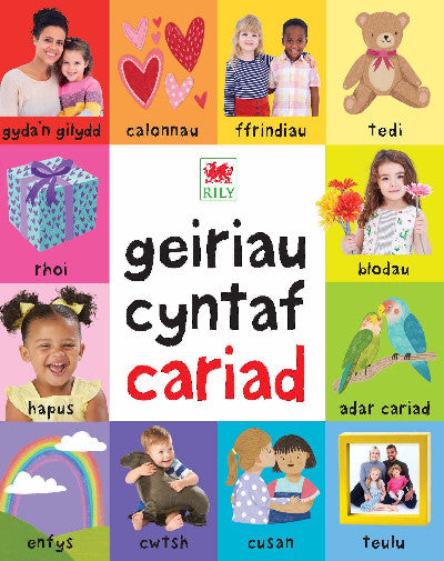 Clawr llyfr / Book cover: Geiriau Cyntaf Cariad
