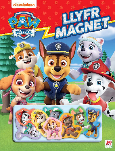 Clawr llyfr / Book cover: Paw Patrol - Llyfr Magnet