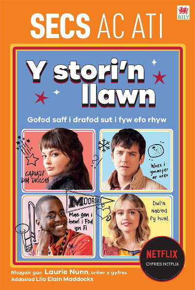 Clawr llyfr / Book cover: Secs ac Ati - Y Stori'n Llawn