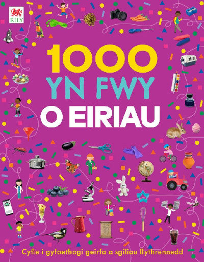 Clawr llyfr / Book cover: 1000 yn Fwy o Eiriau