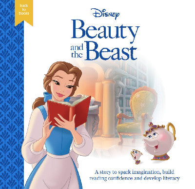 Clawr llyfr / Book cover: Disney Back to Books: Beauty and the Beast
