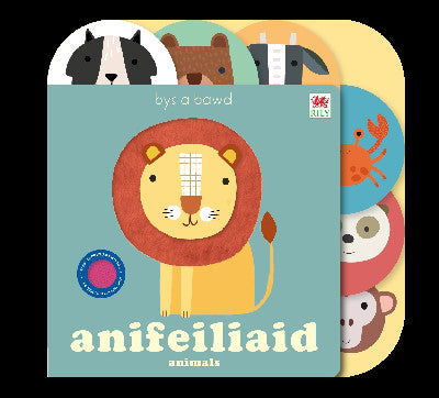 Clawr llyfr / Book cover: Cyfres Bys a Bawd: Anifeiliad / Animals