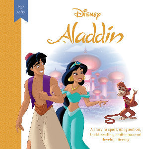 Clawr y llyfr: Disney Back to Books: Aladdin / Book cover: Disney Back to Books: Aladdin