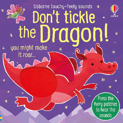 Clawr llyfr / Book cover: Don't Tickle the Dragon! you might make it roar...
