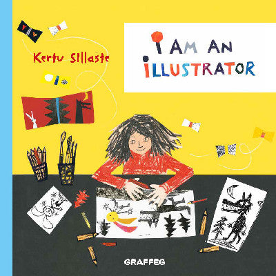Clawr llyfr / Book cover: I am an Illustrator