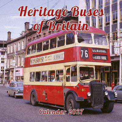 Calendr / Calendar: Heritage Buses of Britain Calendar 2027