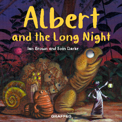 Clawr llyfr / Book cover: Albert and the Long Night