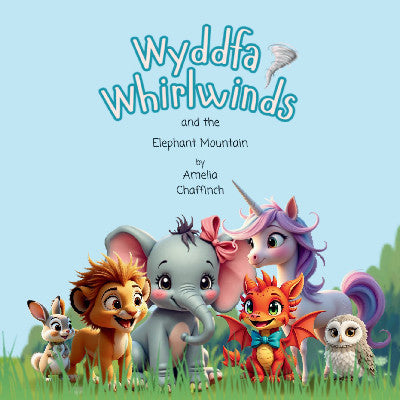 Clawr llyfr / Book cover: Wyddfa Whirlwinds and the Elephant Mountain
