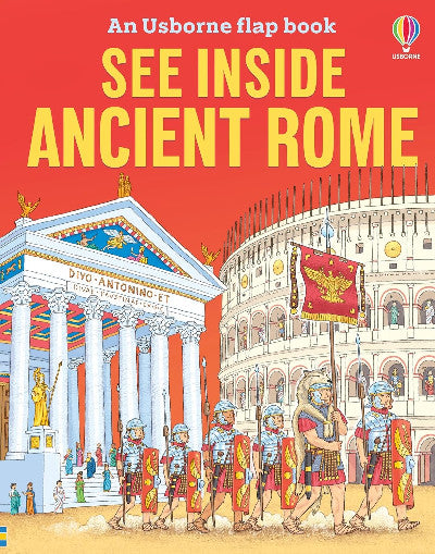 Clawr llyfr / Book cover: See Inside Ancient Rome